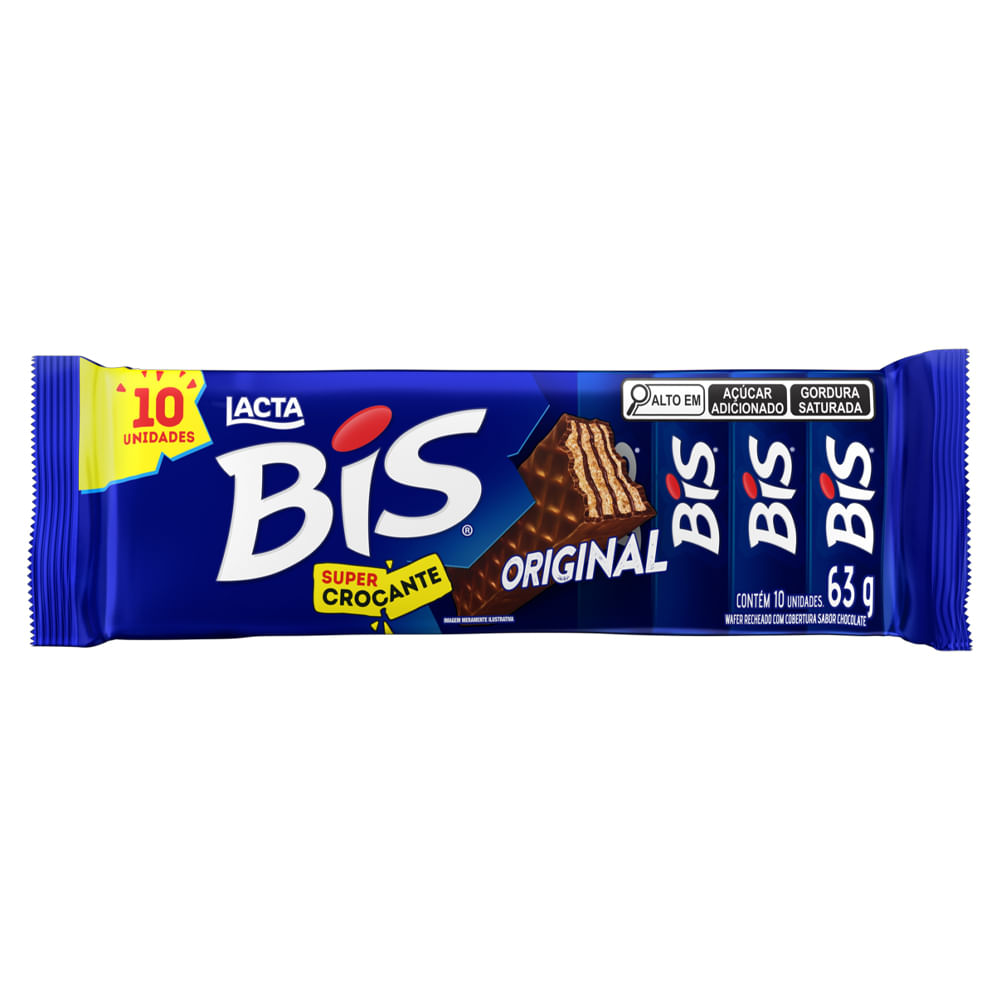 Chocolate Lacta Bis Ao Leite 63g